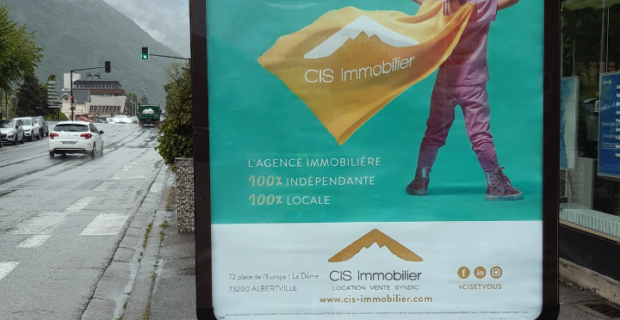 CIS Immobilier dans les rues d’Albertville !